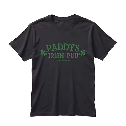 Paddys Irish Pub Comedy TV Series Stainless Steel Liquor Flask Novelty Drinkware Unisex TShirt