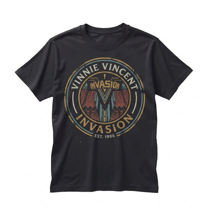 Vinnie Vincent Vintage 80s Hard Rock Glam Metal Guitarist Graphic Cotton Unisex TShirt