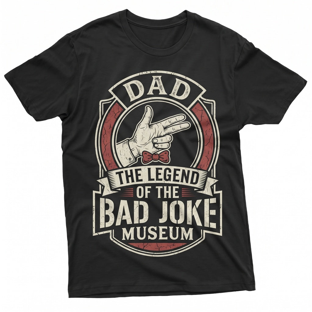 Funny Dad Joke The Man Myth Fathers Day Bad Humor Christmas Gift For Him Unisex TShirt