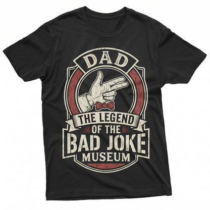 Funny Dad Joke The Man Myth Fathers Day Bad Humor Christmas Gift For Him Unisex TShirt