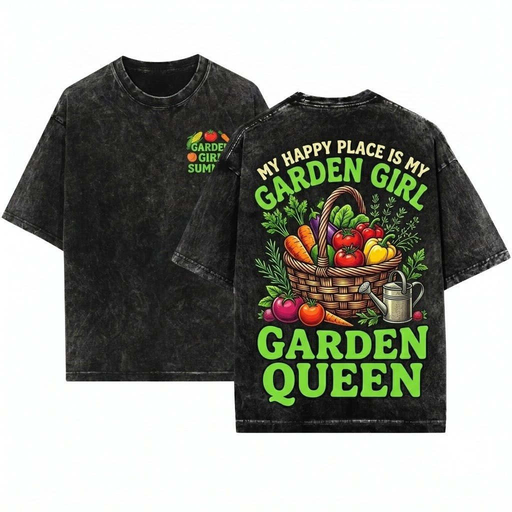 Vegetable Plant Lover Summer Gardening Unisex Wash T-Shirt