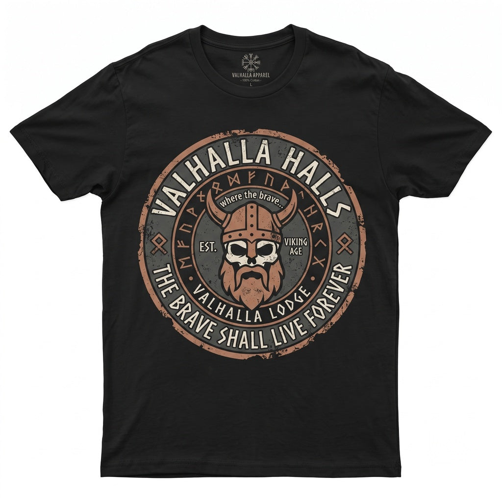 Viking Patriotic Valhalla Norse Warrior Inspirational Birthday Gift Apparel Unisex TShirt