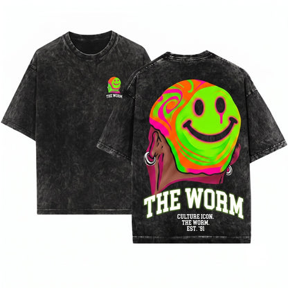 Dennis The Worm Graphic Vintage Rebounder Basketball Unisex Wash T-Shirt