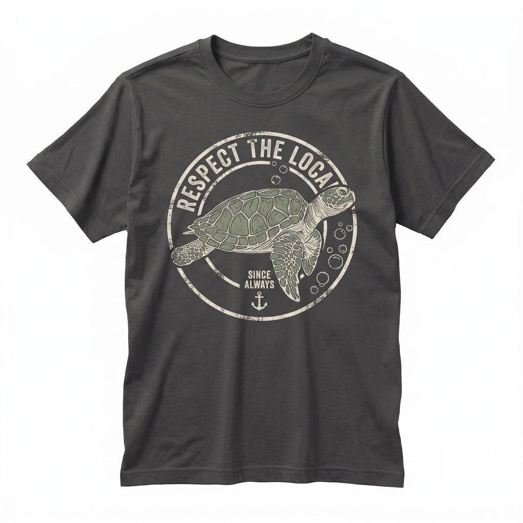 Vintage Sea Turtle Graphic Gift for Ocean Lovers Beach Nature Adventure Unisex TShirt