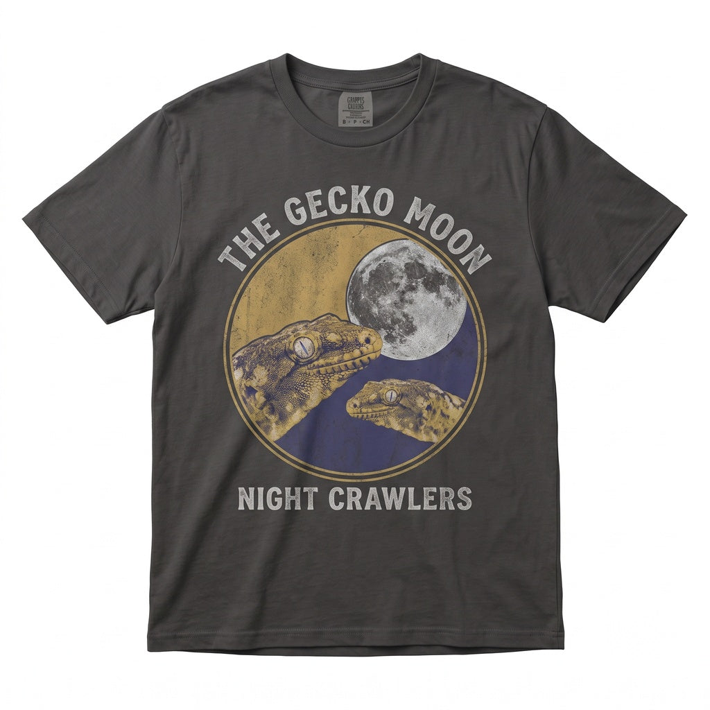 Three Leachianus Moon Lizard Graphic Top, New Caledonian Giant Gecko Lover Gift, Reptile Owner Apparel Unisex TShirt