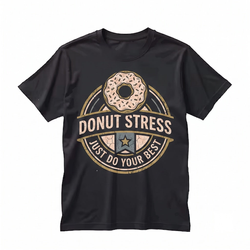 Donut Stress Just Do Your Best Teacher Testing Day Doughnut School Class Graphic Outfit Unisex TShirt