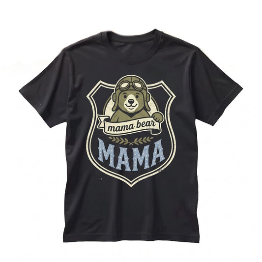 Blue Polka Dot Mama Cottagecore Cute Christmas Birthday Gift New Mother Life Unisex TShirt