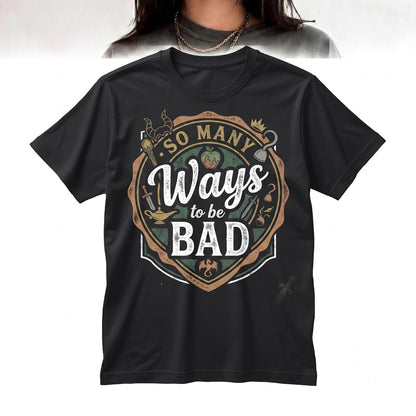 Vintage Villains So Many Ways To Be Bad Halloween Sea Witch Dark Fairy Evil Queen Theme Park Vacation Matching Group Graphic