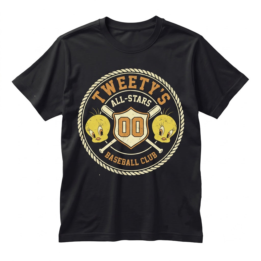 Personalized Yellow Canary Baseball Jersey Matching Family Team Outfit Birthday Gift Unisex TShirt