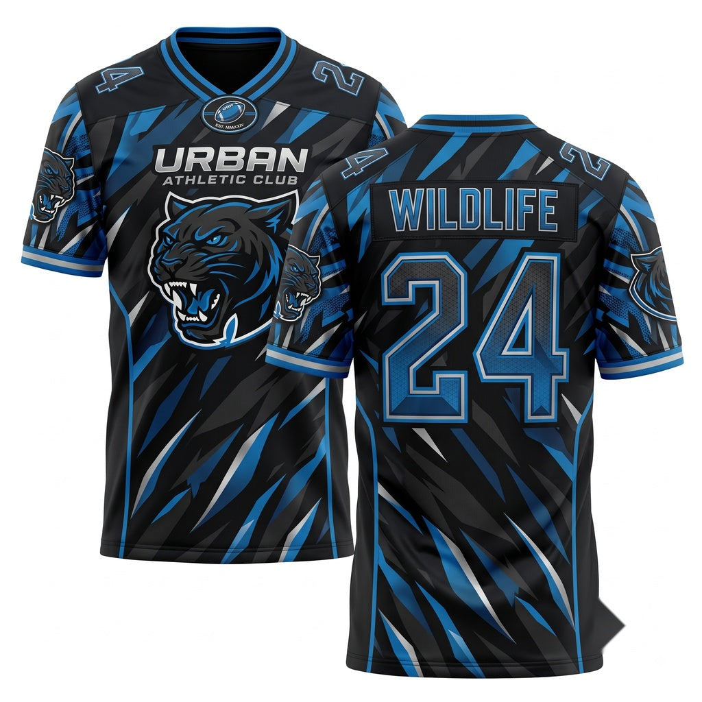 Unisex Breathable Mesh Football Fan Jersey - Stitched Lightweight Game Day Athletic Shirt