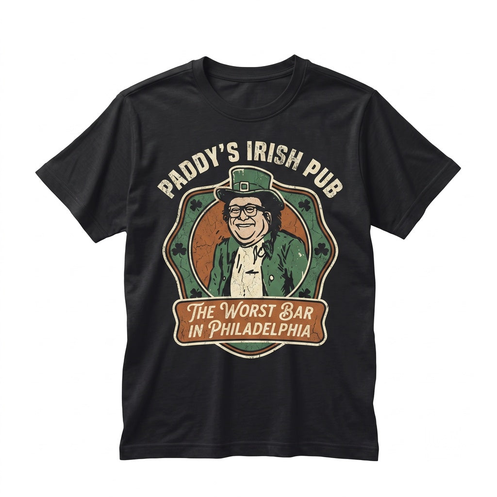 Paddys Irish Pub Funny Leprechaun Graphic Bar Apparel Top Unisex TShirt