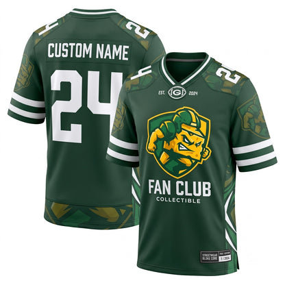 Custom Unisex Football Fan Jersey - Lightweight Stitched Mesh Athletic Game Day Shirt
