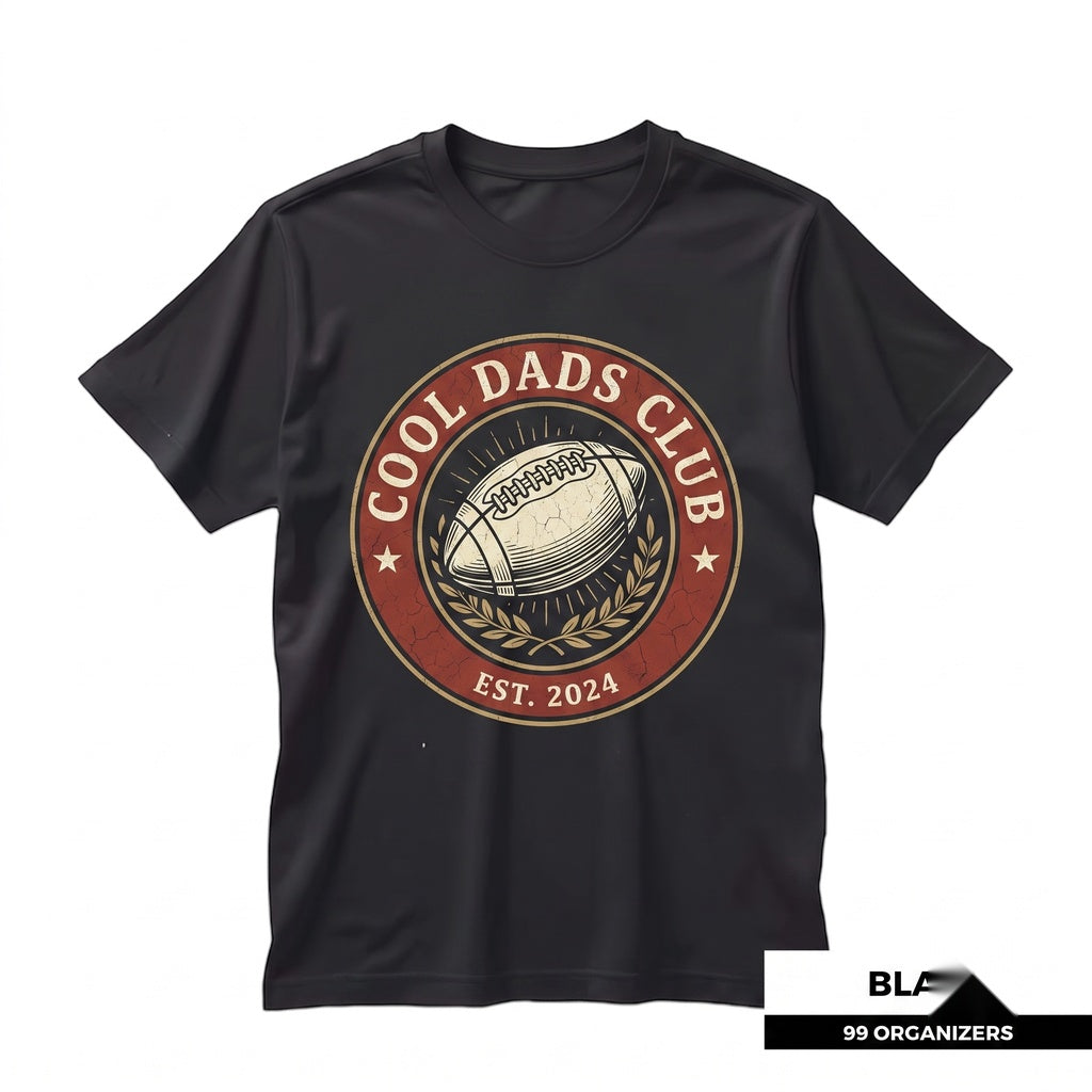 Cool Dads Club Graphic Tee Funny Husband Vintage Fathers Day Present for Him Best Papa Apparel Unisex TShirt