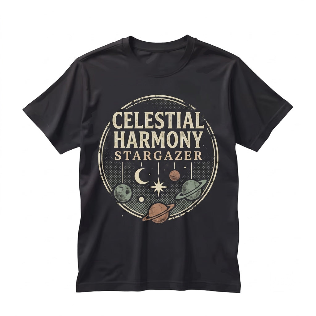 Celestial Solar System Graphic Astrology Gift Unisex TShirt
