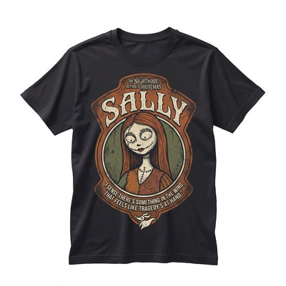 Oversized Sally Ragdoll Halloween Spooky Graphic Apparel Oogie Boogie Bash Theme Park Unisex TShirt