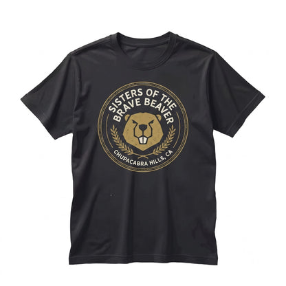 Sisters of the Brave Beaver Funny Movie Fan Graphic Vintage Humor Apparel Unisex TShirt