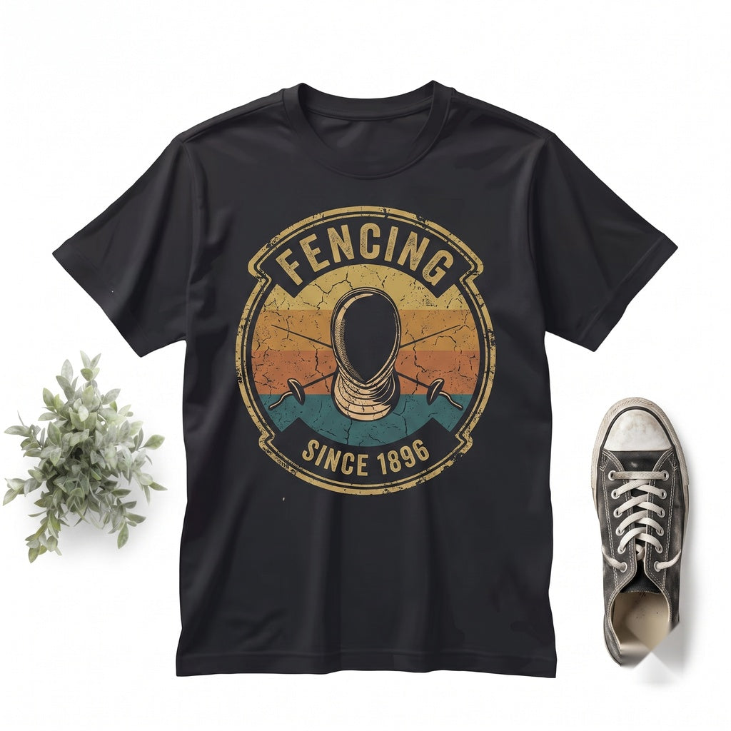 Funny Fencing Sabre Epee Foil Sword Lover Birthday Gift Mom Dad Unisex TShirt