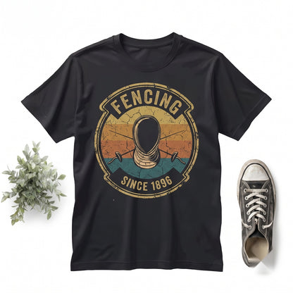 Funny Fencing Sabre Epee Foil Sword Lover Birthday Gift Mom Dad Unisex TShirt