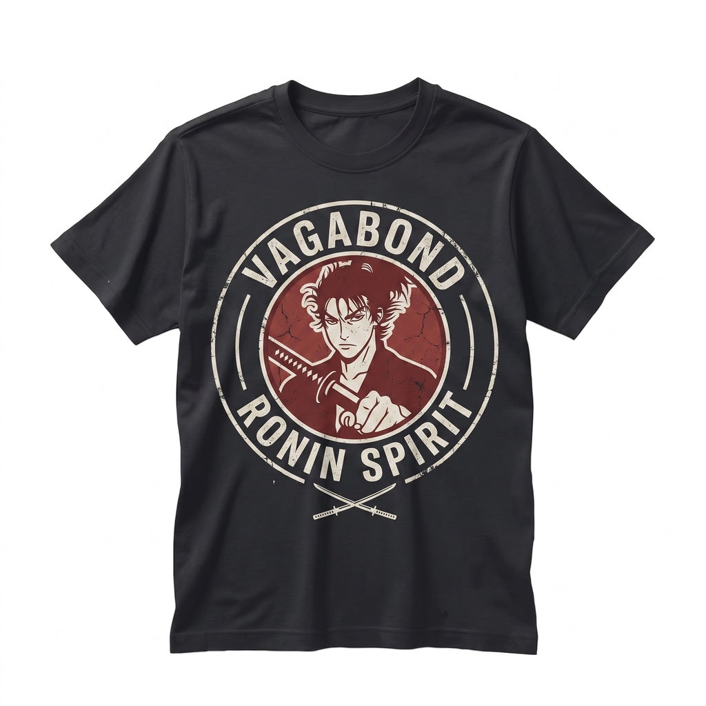 Musashi Miyamoto Matahachi Honiden Japanese Samurai Manga Graphic Anime Aesthetic Gaming Vintage Top Unisex TShirt
