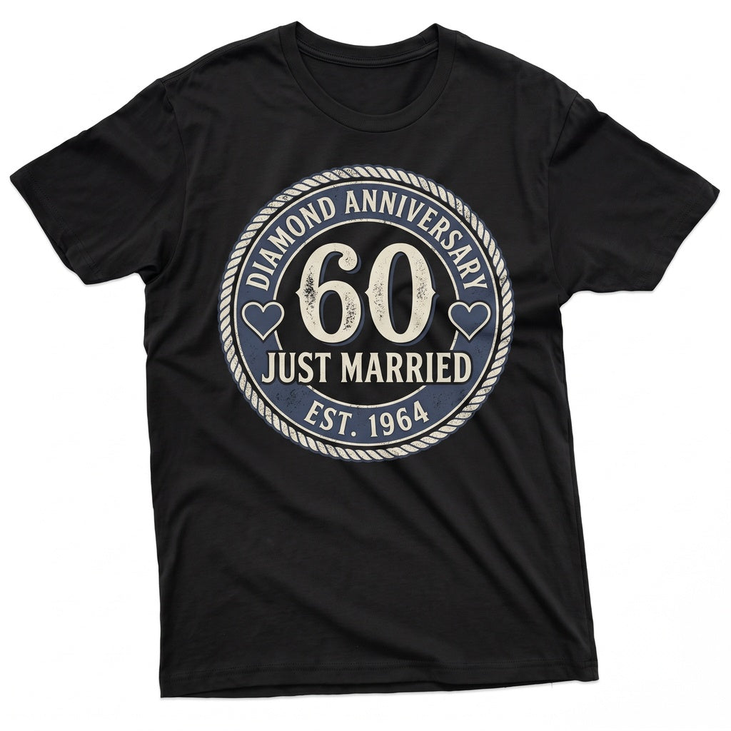Just Married Custom Wife Husband Wedding Anniversary Couple Gift Unisex TShirt
