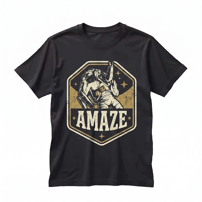 Amaze Rocky Alien Astronaut Funny Outer Space Book Nerd Science Fiction Graphic Gift Unisex TShirt
