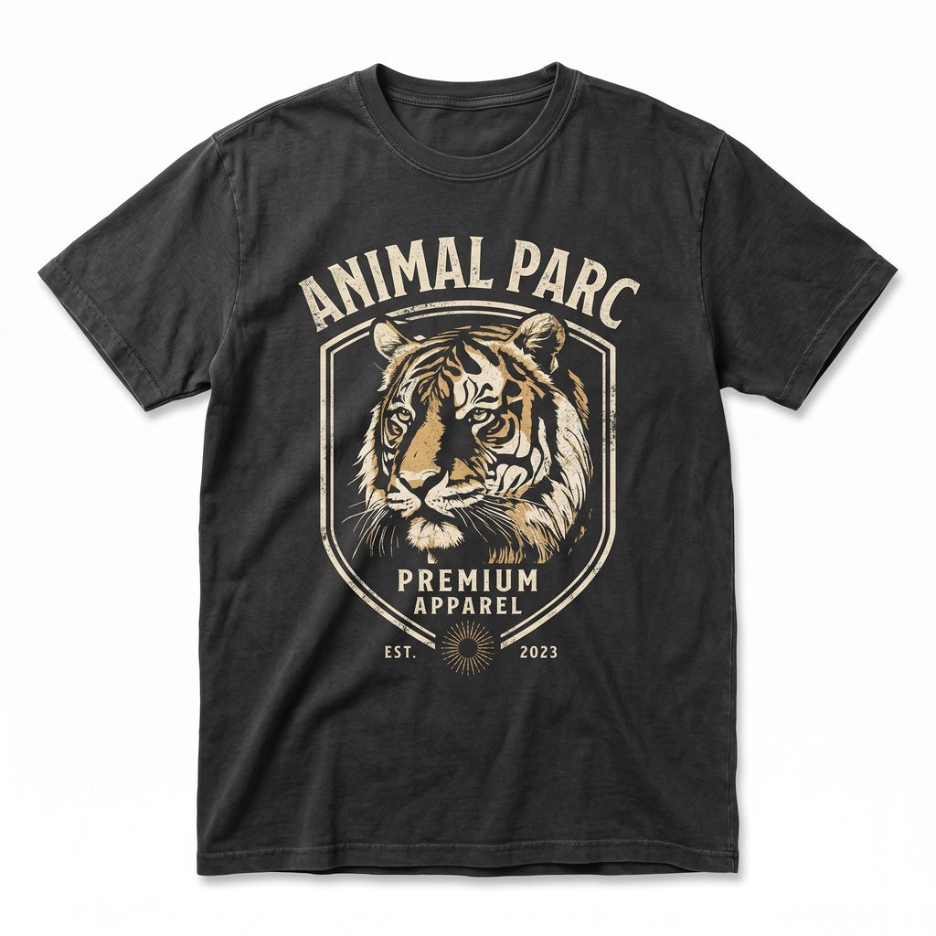 Vintage Tiger Wildlife Graphic Aesthetic Animal Lover Gift For Her Unisex TShirt