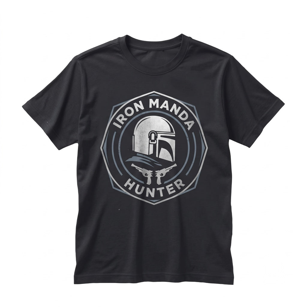 Galactic Bounty Hunter Beskar Armor Helmet Graphic Sci-Fi Unisex TShirt