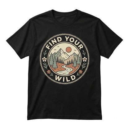 Vintage Moss Green Distressed Forest Graphic Retro Nature Apparel Unisex TShirt