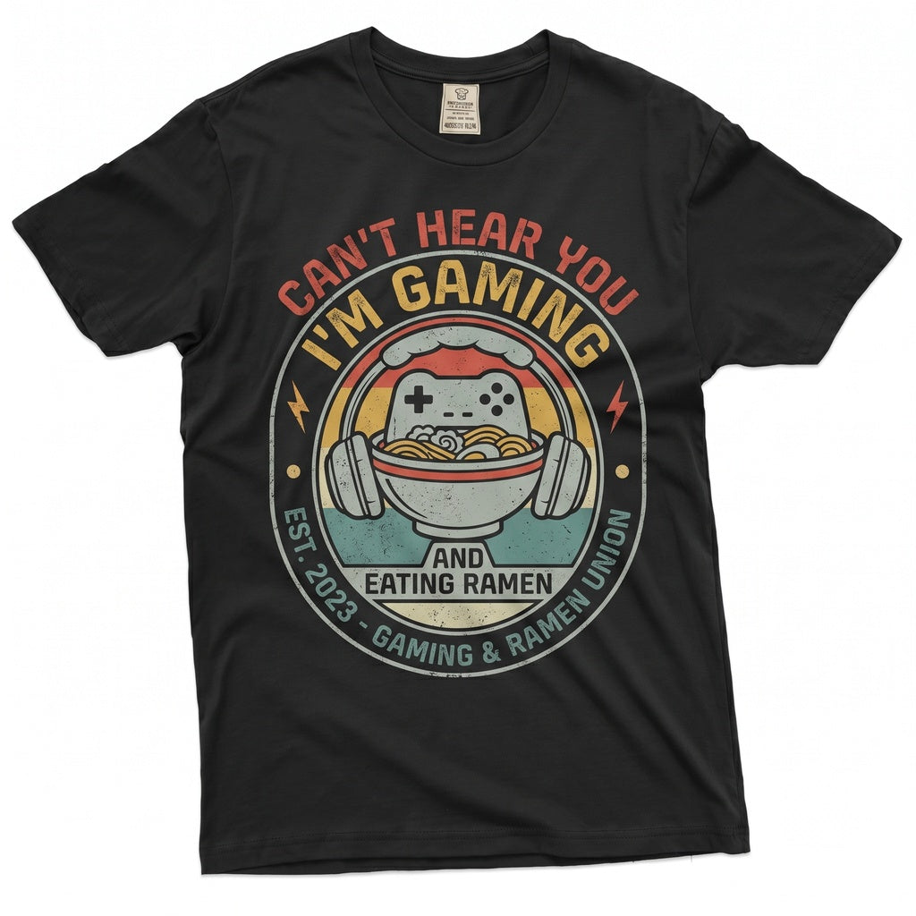 Funny Japanese Ramen Noodle Foodie Video Game Lover Birthday Gift Ideas Unisex TShirt