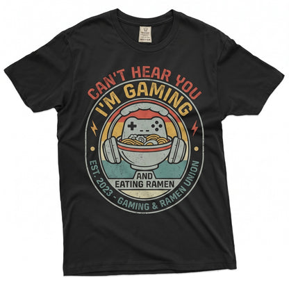 Funny Japanese Ramen Noodle Foodie Video Game Lover Birthday Gift Ideas Unisex TShirt
