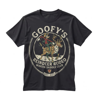 Vintage Goofy Christmas Family Graphic Holiday Apparel, Funny Character Winter Vacation Gift Unisex TShirt