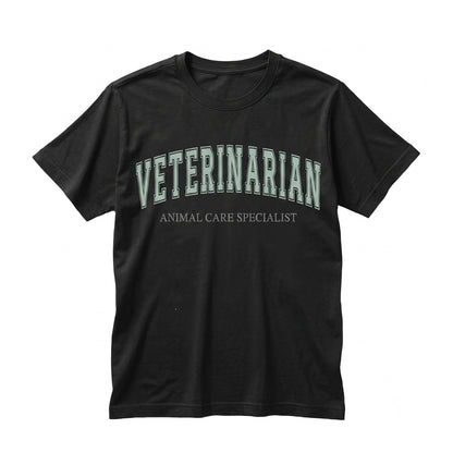Garment-Dyed Veterinary Crewneck Animal Lover Pet Doctor Gift Pullover Unisex TShirt