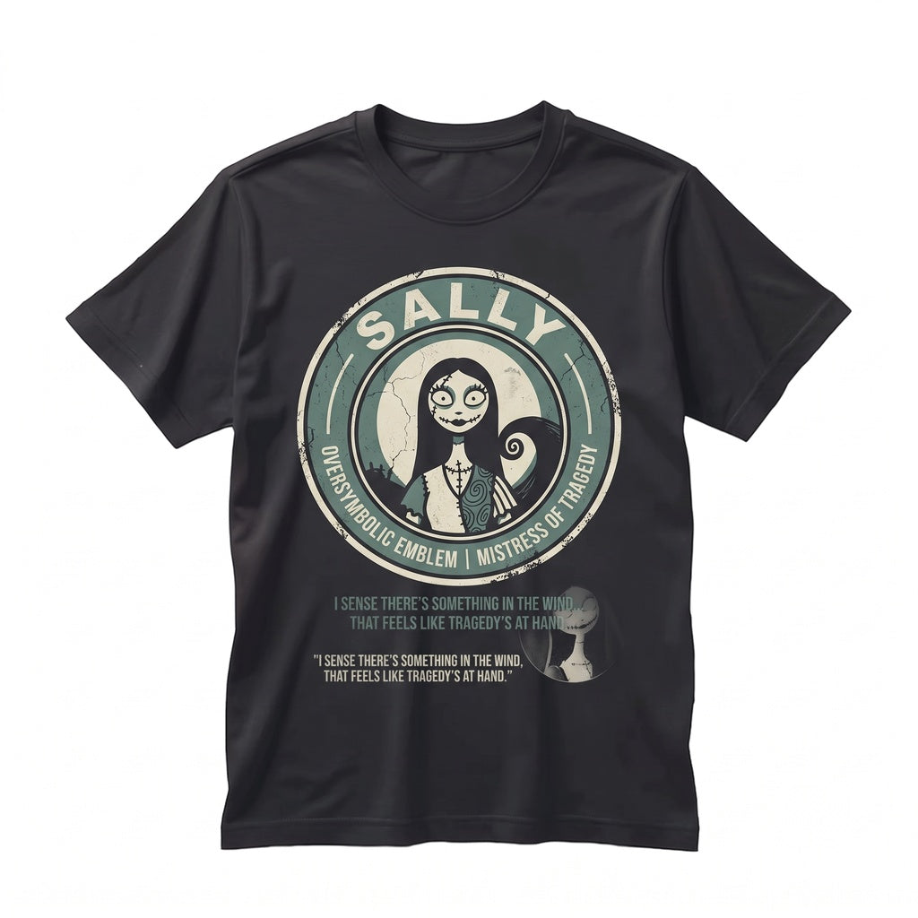 Oversized Sally Ragdoll Halloween Spooky Graphic Apparel Oogie Boogie Bash Theme Park Unisex TShirt