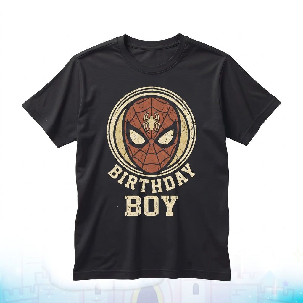 Custom Kids Spider Birthday Boy Baseball Jersey, Web Hero Party Gamer Gift Unisex TShirt