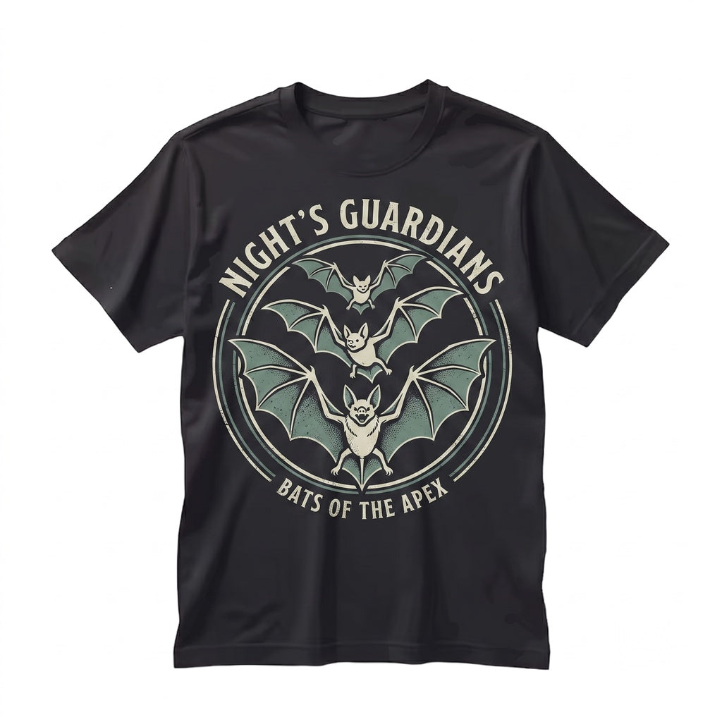 Gothic Bat Dark Academia Apparel Vintage Spooky Animal Lover Graphic Cotton Unisex TShirt