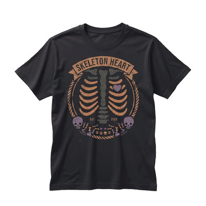 Skeleton Halloween Maternity Twin Pregnancy Announcement Spooky Fall Mom Costume Unisex TShirt