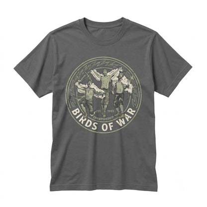 Birds of War Wrestling Graphic Philly Irish Bar Cult Classic Retro Vintage Cotton Unisex TShirt