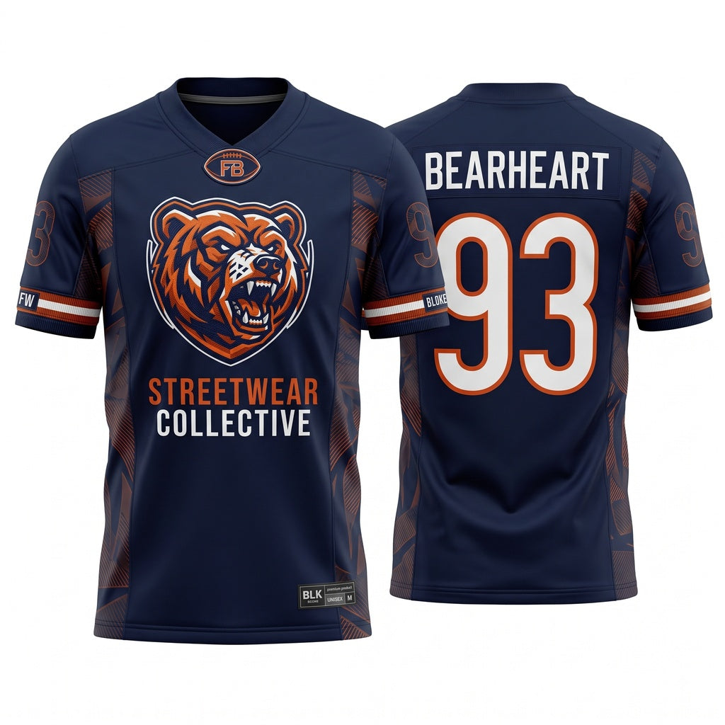 Unisex Stitched Athletic Game Day Football Fan Jersey - Breathable Lightweight Mesh
