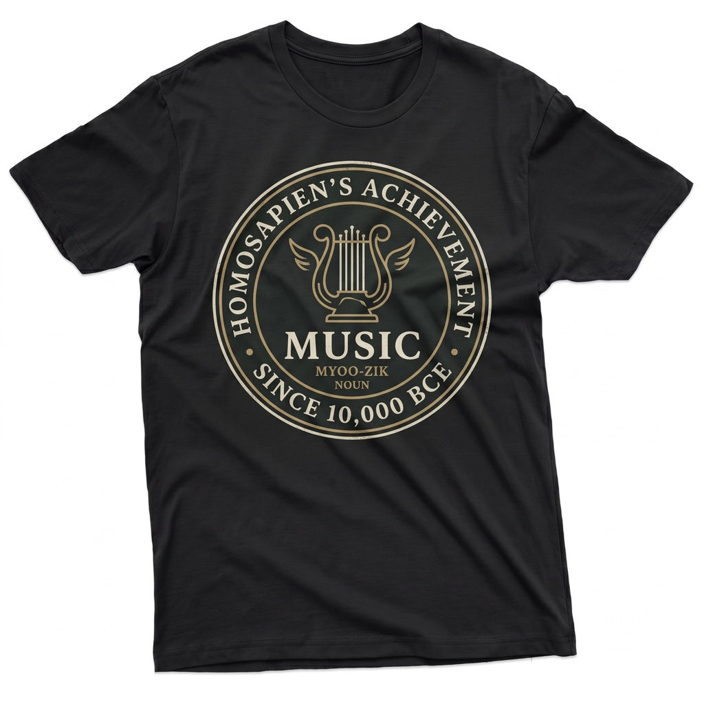 Music Definition Teacher Gift Musician Birthday Band Lover Apparel Unisex TShirt