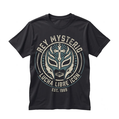 Rey Mysterio Lucha Libre Mask Wrestling Legend Fan Graphic Apparel Gift Unisex TShirt