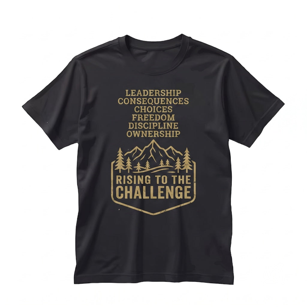 Rising To The Challenge Classical Homeschool Learning Graphic Gift Apparel Unisex TShirt