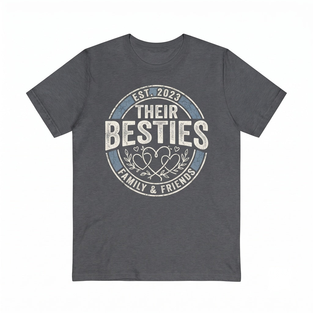 Daddy is My Bestie Fathers Day Gift Matching Family Unisex TShirt