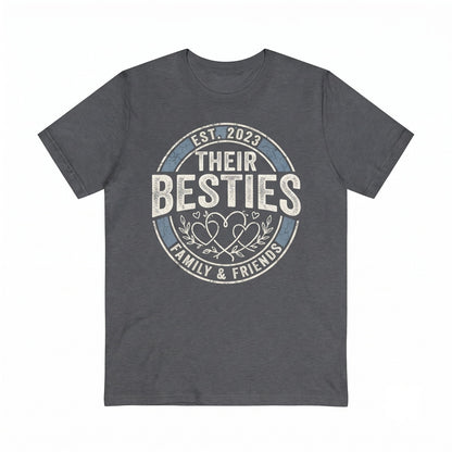 Daddy is My Bestie Fathers Day Gift Matching Family Unisex TShirt