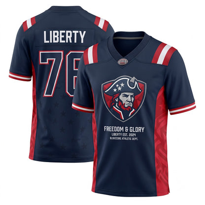 Unisex Game Day Football Jersey - Breathable Stitched Mesh Athletic Fan Top