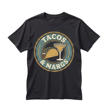 Tacos And Margaritas Fun Cinco De Mayo Mexican Food Party Graphic Apparel, Unisex TShirt