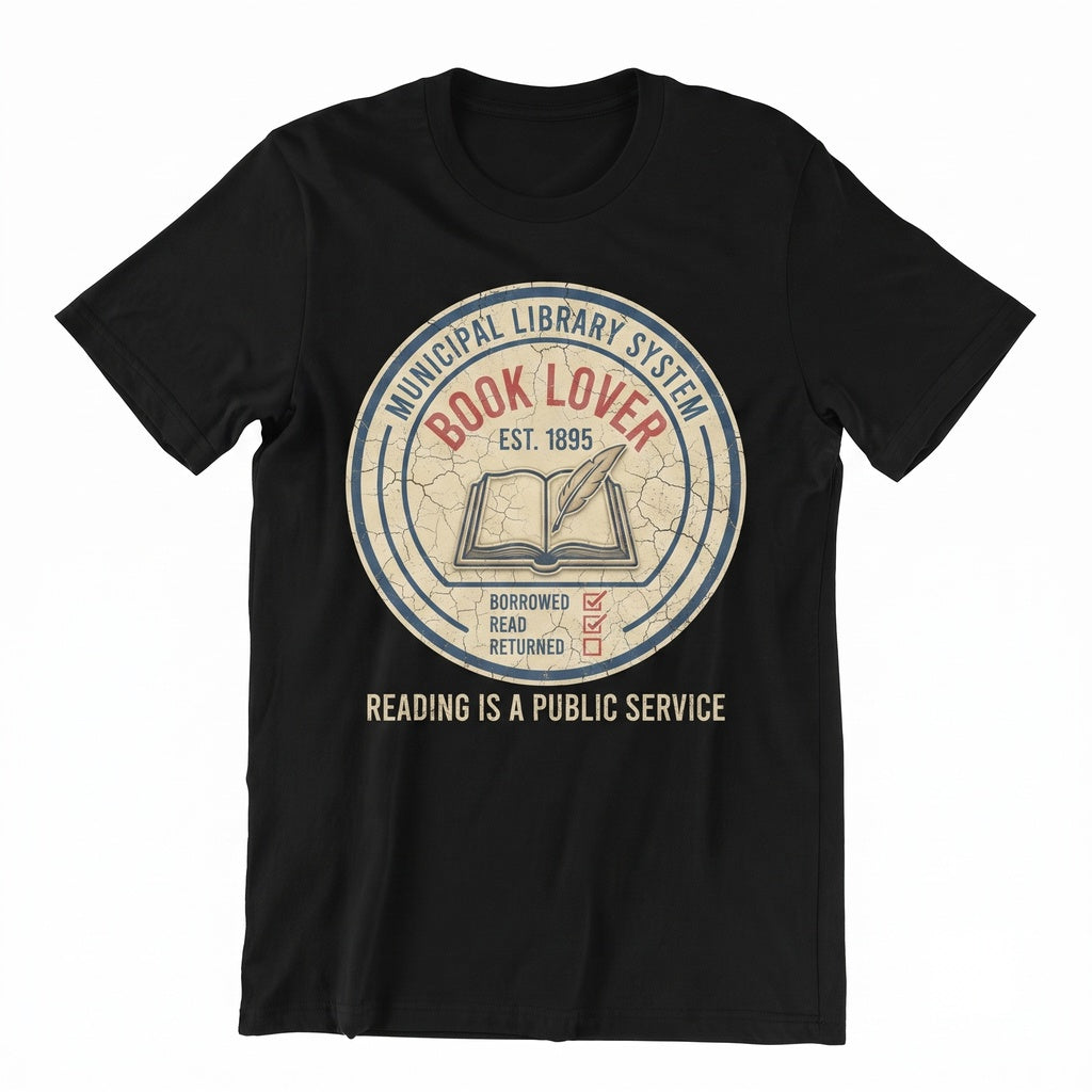 Read More Books Vintage Library Card Tee, Bookish Librarian Reading Shirt, Bookworm Gift Unisex TShirt