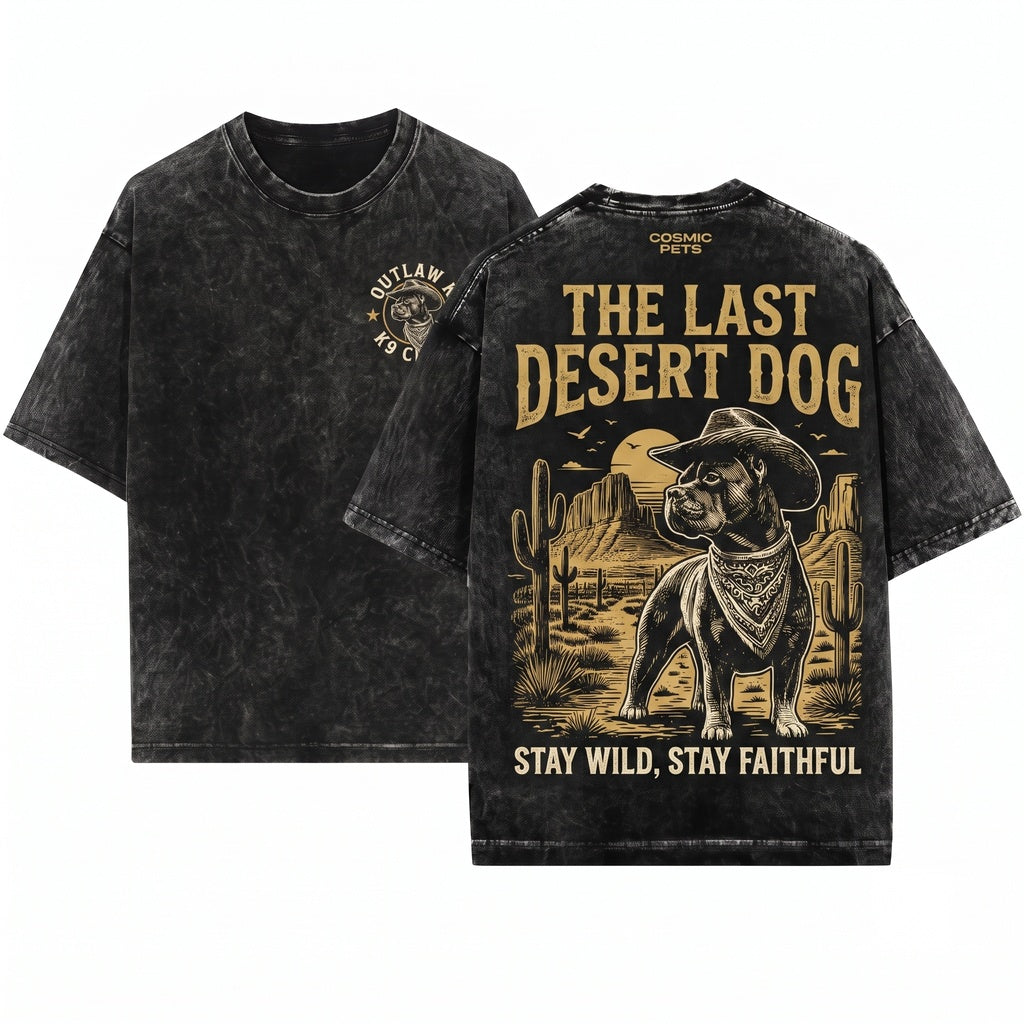 Western Cane Corso Desert Cowboy Country Mom Dad Wild West Unisex Wash T-Shirt