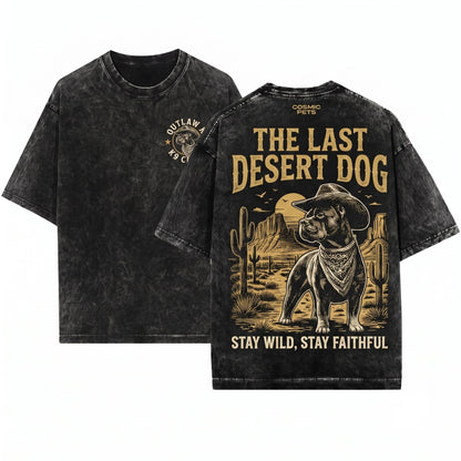 Western Cane Corso Desert Cowboy Country Mom Dad Wild West Unisex Wash T-Shirt