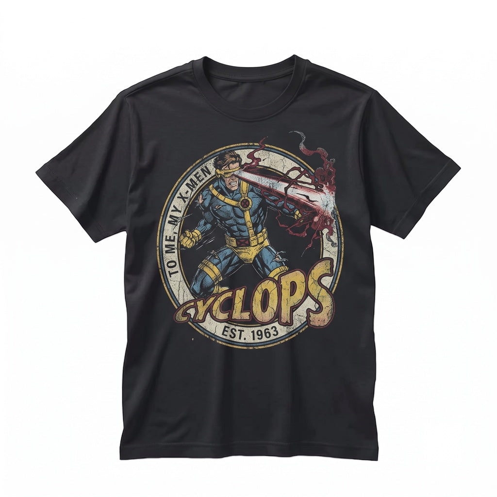 Oversized Cyclops Scott Summers Front Back Graphic 90s Mutant Apparel Unisex TShirt