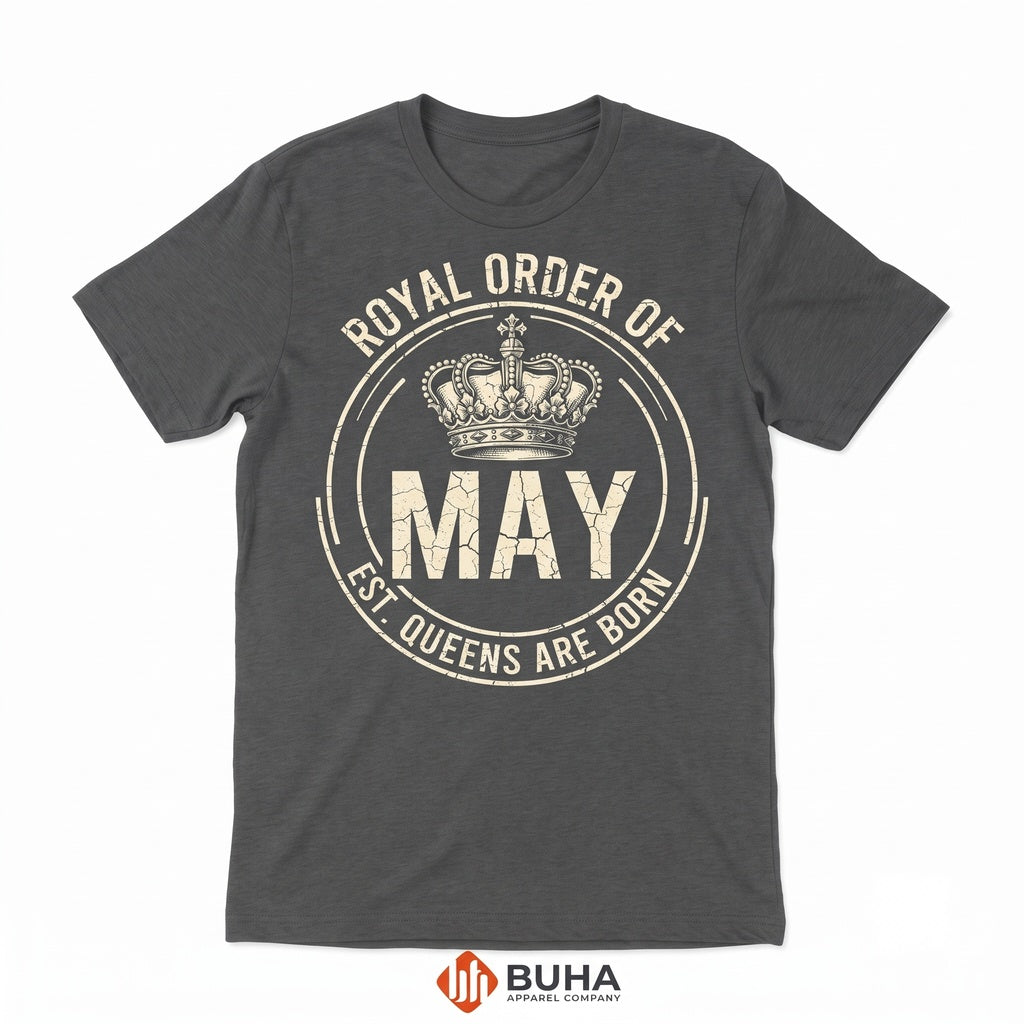 Birthday Queen Born In Custom Month Celebration Graphic Apparel Unisex TShirt